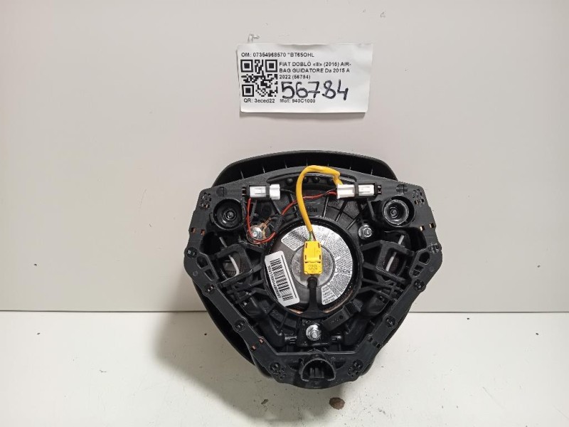 Air-bag Guidatore 07354968570 Fiat Doblò III 2015