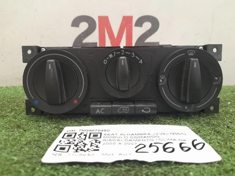 Modulo Comando Riscaldamento Clima 7M3907049C Seat Alhambra 7V9 2001
