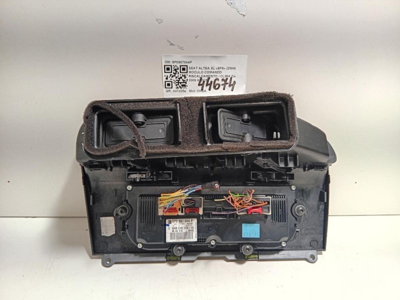 Modulo Comando Riscaldamento Clima 5P0907044P Seat Altea XL 5P5 2004