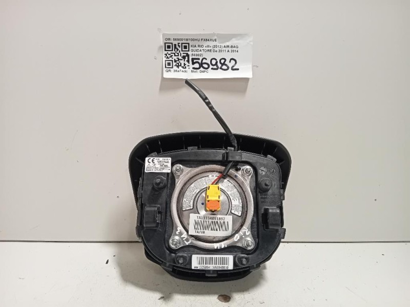 Air-bag Guidatore 569001W100HU Kia RIO III 2012