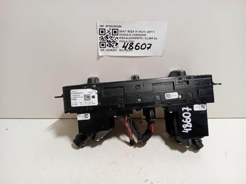Modulo Comando Riscaldamento Clima 6F2820045K Seat Ibiza VI KJ1 2017