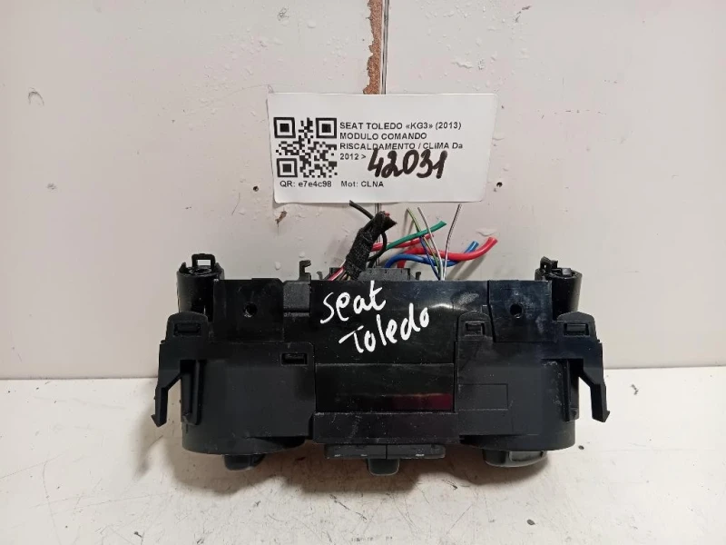 Modulo Comando Riscaldamento Clima MODULO COMANDO RISCALDAMENTO CLIMA Seat Toledo KG3 2013