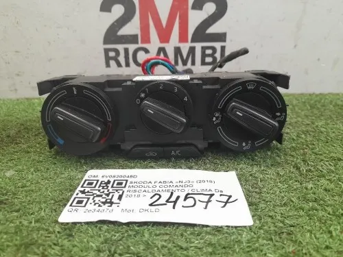 Modulo Comando Riscaldamento Clima 6V0820045D Skoda Fabia NJ3 2018