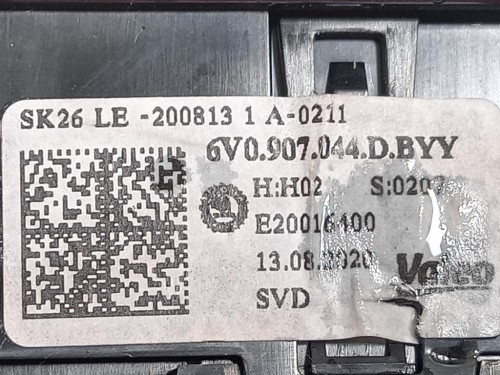 Modulo Comando Riscaldamento Clima 6V0 907 044 Skoda Fabia NJ3 2018