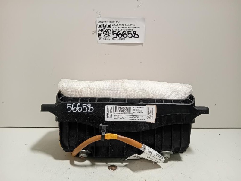Air-bag Passeggero 34083934 Alfa Romeo Giulietta 2010