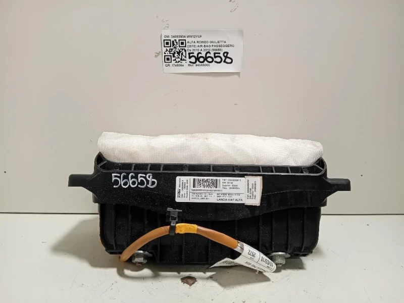 Air-bag Passeggero 34083934 Alfa Romeo Giulietta 2010