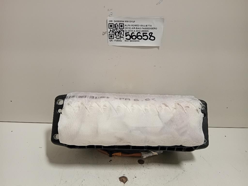 Air-bag Passeggero 34083934 Alfa Romeo Giulietta 2010