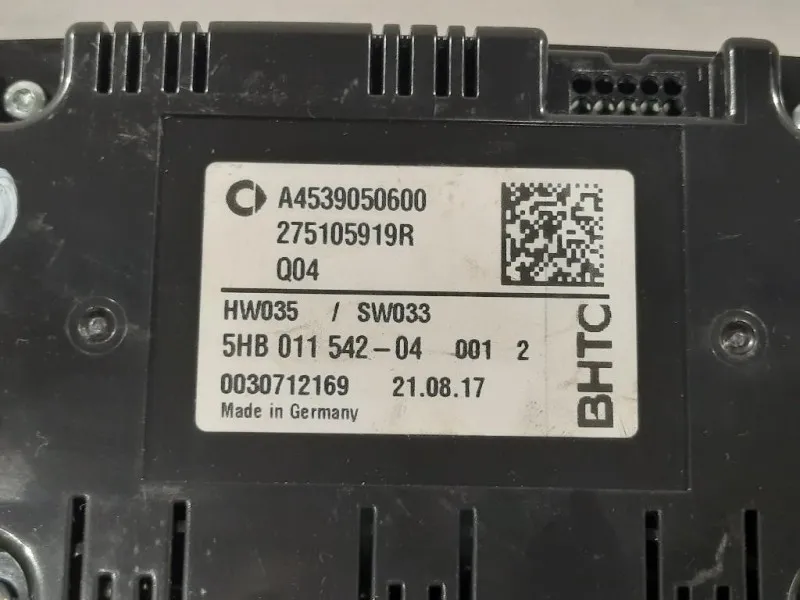 Modulo Comando Riscaldamento Clima 275105919R Smart Forfour 453 2015