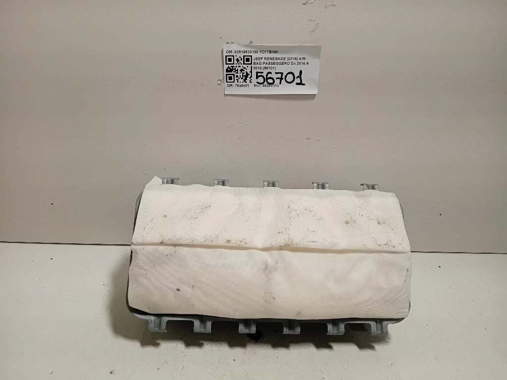 Air-bag Passeggero 00519833150 Jeep Renegade 2015