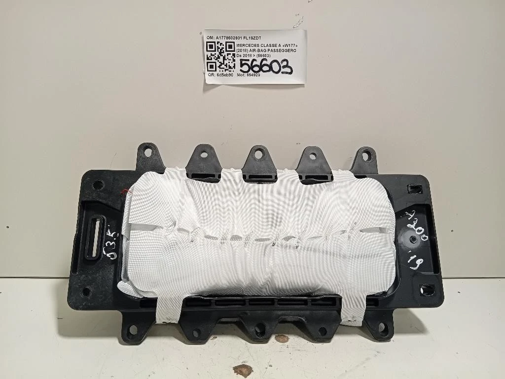 Air-bag Passeggero A1778602601 Mercedes Classe A W177 2018