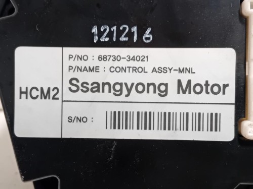 Modulo Comando Riscaldamento Clima 68730-34021 Ssangyong Korando III 2011