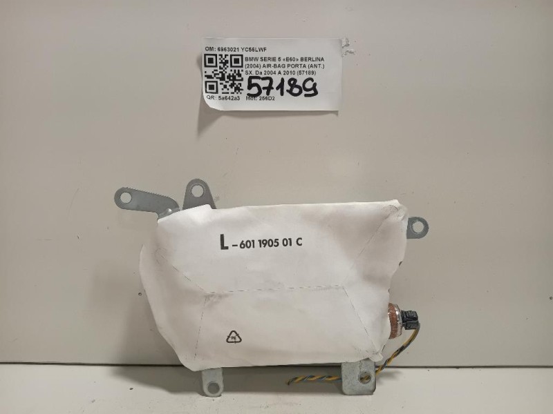 Air-bag Porta ANT SX 6963021 Bmw Serie 5 E60 Berlina 2004