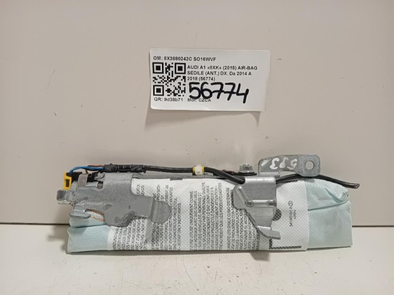 Air-bag Sedile ANT DX 8X3880242C Audi A1 8XK 2015
