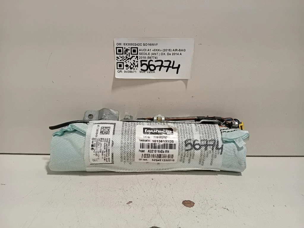 Air-bag Sedile ANT DX 8X3880242C Audi A1 8XK 2015
