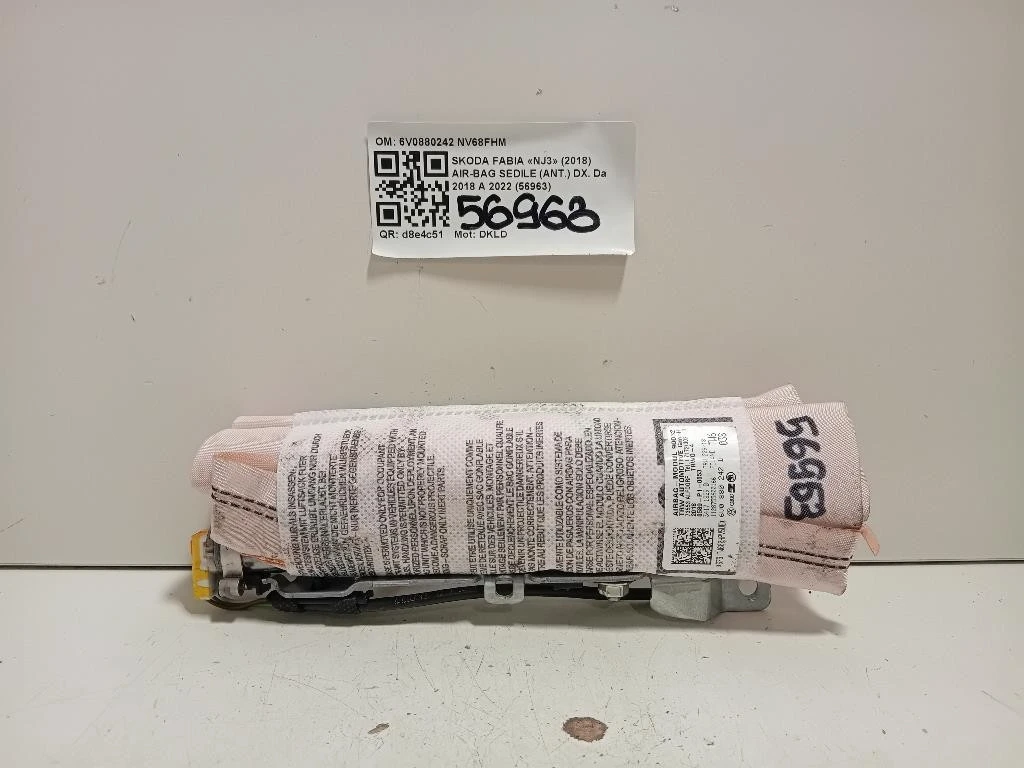 Air-bag Sedile ANT DX 6V0880242 Skoda Fabia NJ3 2018