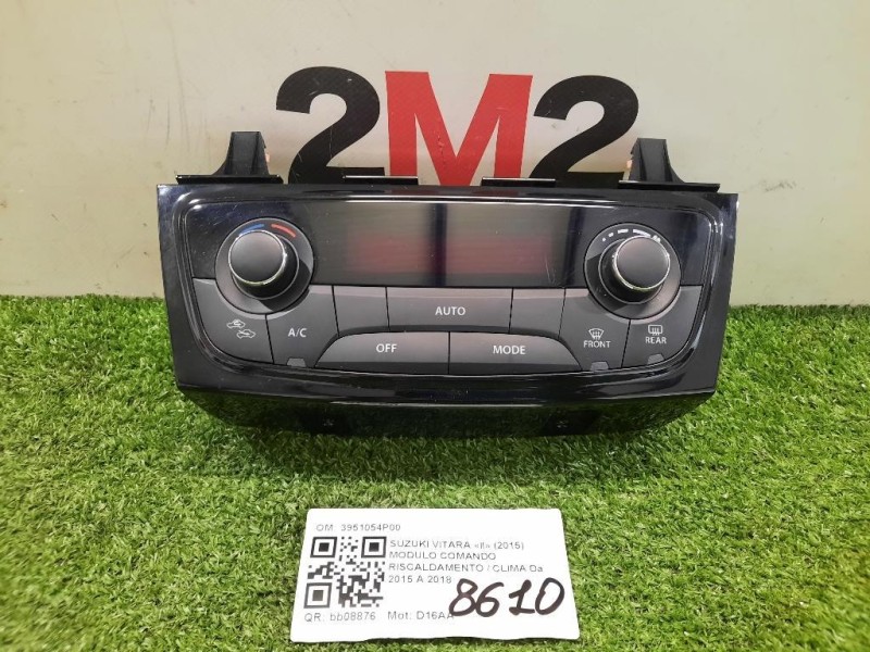 Modulo Comando Riscaldamento Clima 3951054P00 Suzuki Vitara II 2015