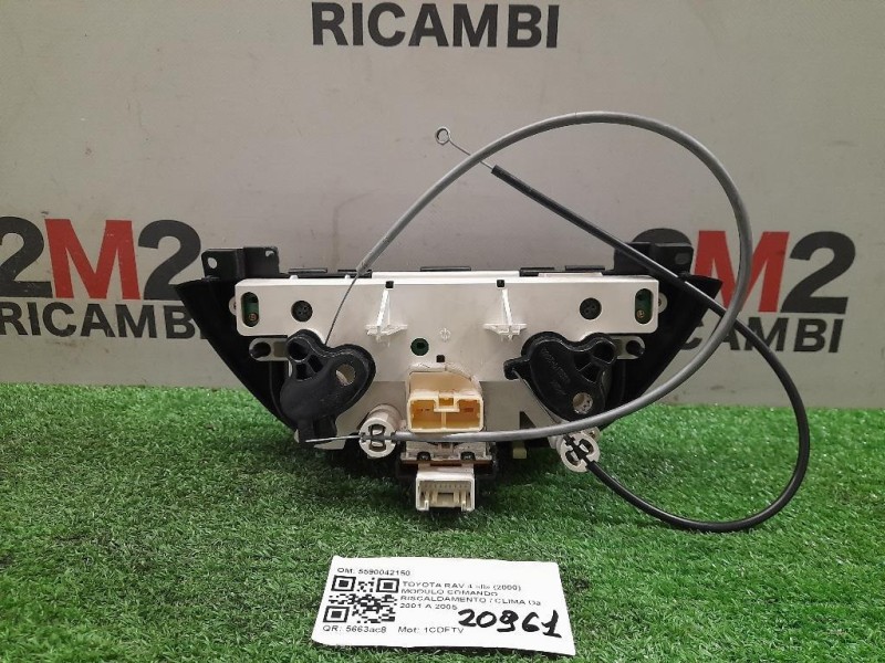 Modulo Comando Riscaldamento Clima 5590042150 Toyota RAV 4 II 2000