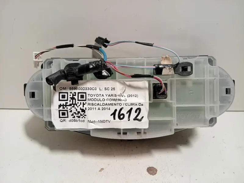 Modulo Comando Riscaldamento Clima 559000D330C0 Toyota Yaris IV 2012