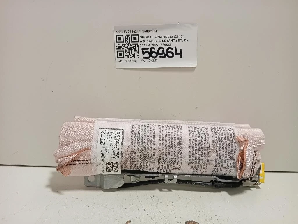 Air-bag Sedile ANT SX 6V0880241 Skoda Fabia NJ3 2018