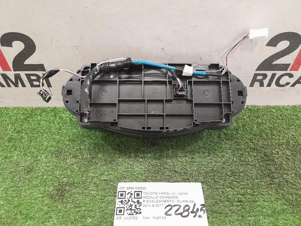 Modulo Comando Riscaldamento Clima 559000D820 Toyota Yaris IV 2014