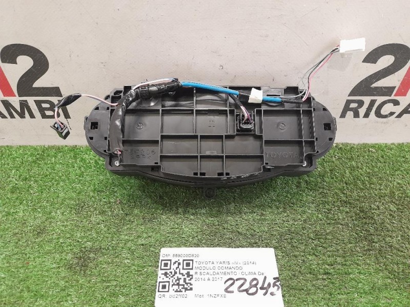 Modulo Comando Riscaldamento Clima 559000D820 Toyota Yaris IV 2014