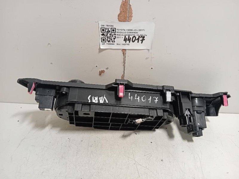 Modulo Comando Riscaldamento Clima 75H394 Toyota Yaris IV 2017