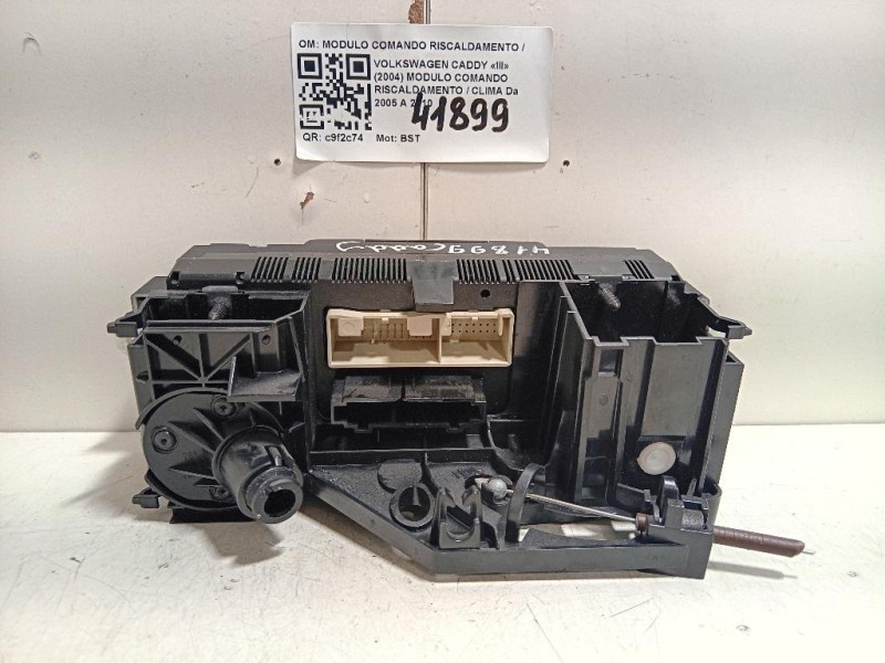 Modulo Comando Riscaldamento Clima MODULO COMANDO RISCALDAMENTO CLIMA Volkswagen Caddy III 2004