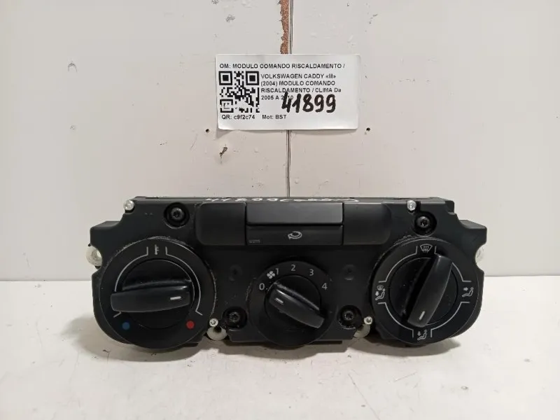 Modulo Comando Riscaldamento Clima MODULO COMANDO RISCALDAMENTO CLIMA Volkswagen Caddy III 2004