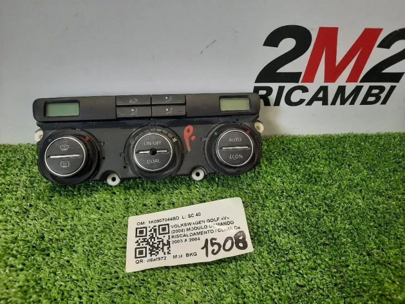 Modulo Comando Riscaldamento Clima 1K0907044BD Volkswagen GOLF V 2004
