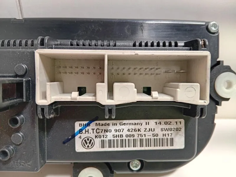 Modulo Comando Riscaldamento Clima 7N0907426K Volkswagen GOLF VI 2009