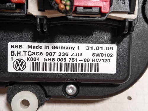Modulo Comando Riscaldamento Clima 3C8907336 5HB009751 Volkswagen GOLF VI 2009
