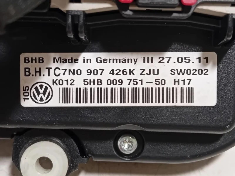 Modulo Comando Riscaldamento Clima 5HB 009 751-50 Volkswagen GOLF VI 2009