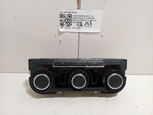 Modulo Comando Riscaldamento Clima 5HB 009 751-50 Volkswagen GOLF VI 2009