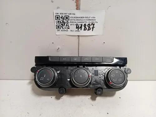 Modulo Comando Riscaldamento Clima 5G0907425AQ 5HB012665-50 Volkswagen GOLF VII 2013