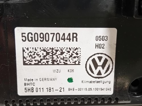 Modulo Comando Riscaldamento Clima 5G0907044R Volkswagen GOLF VII 2013