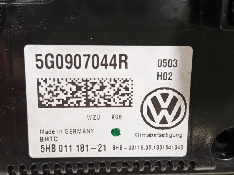 Modulo Comando Riscaldamento Clima 5G0907044R Volkswagen GOLF VII 2013