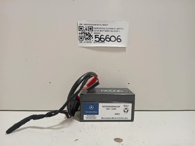 Batteria N000000004039 Mercedes Classe A W177 2018
