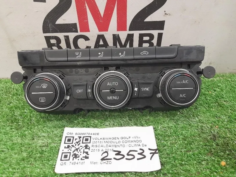 Modulo Comando Riscaldamento Clima 5G0907044CE Volkswagen GOLF VII 2013