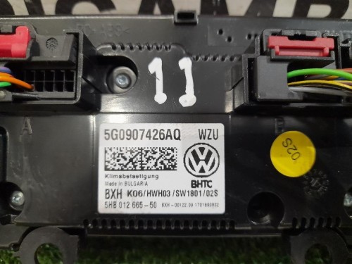 Modulo Comando Riscaldamento Clima 5G0907426AQ Volkswagen GOLF VII 2017