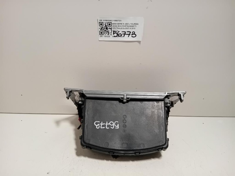 BOX Portaoggetti Centrale 915602902 Bmw Serie 5 E61 Touring 2004