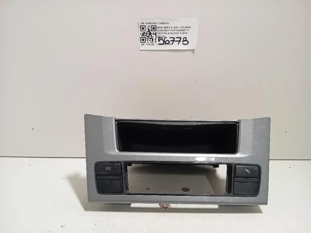 BOX Portaoggetti Centrale 915602902 Bmw Serie 5 E61 Touring 2004