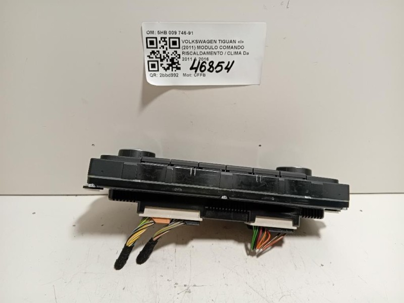 Modulo Comando Riscaldamento Clima 5HB 009 746-91 Volkswagen Tiguan I 2011