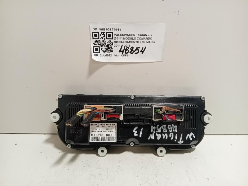 Modulo Comando Riscaldamento Clima 5HB 009 746-91 Volkswagen Tiguan I 2011