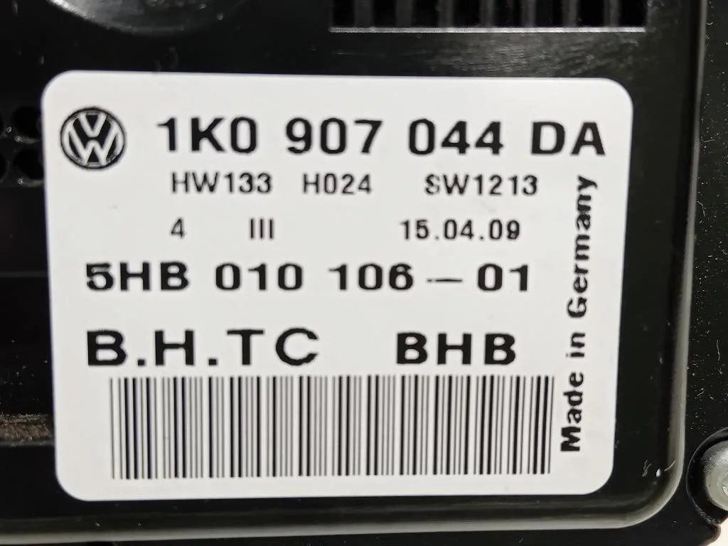Modulo Comando Riscaldamento Clima 1K0907044DA Volkswagen Tiguan I 2011