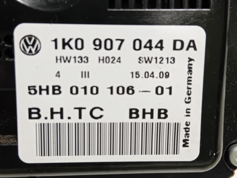 Modulo Comando Riscaldamento Clima 1K0907044DA Volkswagen Tiguan I 2011