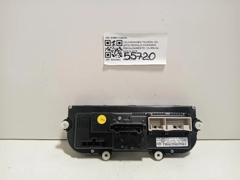 Modulo Comando Riscaldamento Clima 5HB01129240 Volkswagen Touran III 2010