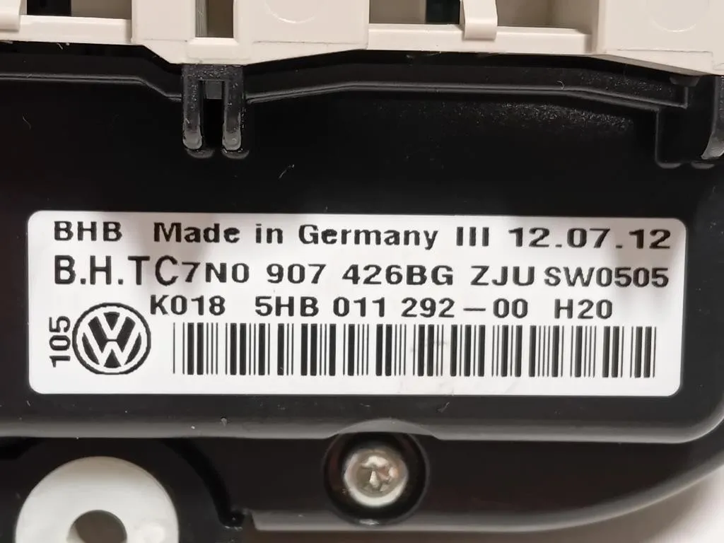 Modulo Comando Riscaldamento Clima 5HB01129200 Volkswagen Touran III 2010