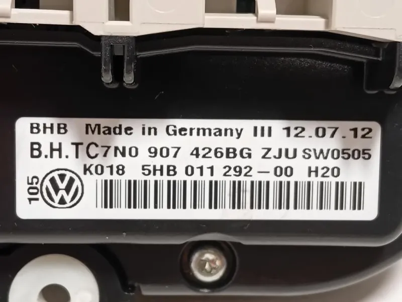 Modulo Comando Riscaldamento Clima 5HB01129200 Volkswagen Touran III 2010