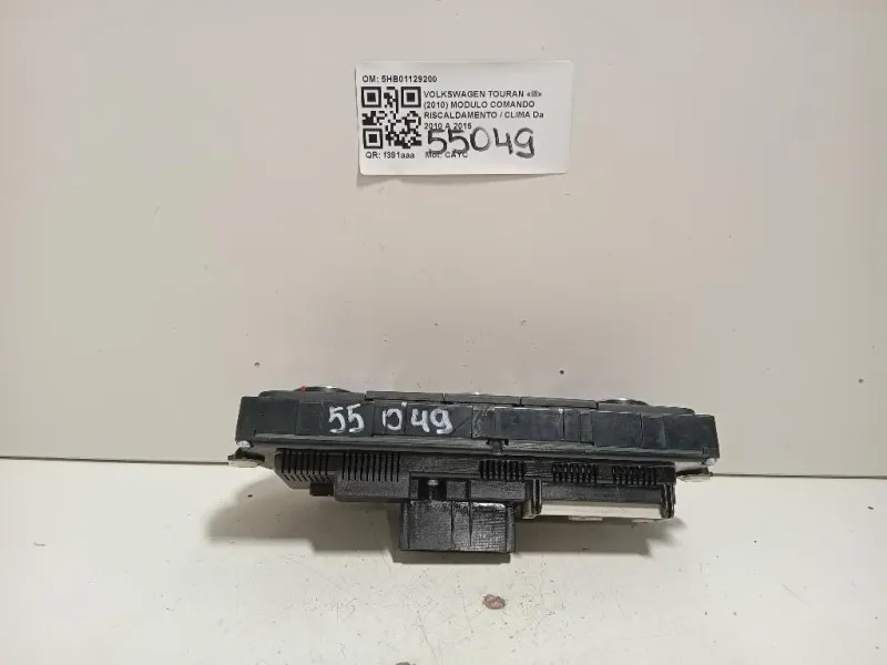 Modulo Comando Riscaldamento Clima 5HB01129200 Volkswagen Touran III 2010
