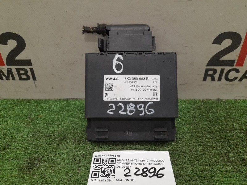 Modulo Convertitore DI Tensione 8K0959663B Audi A5 8T3 2012